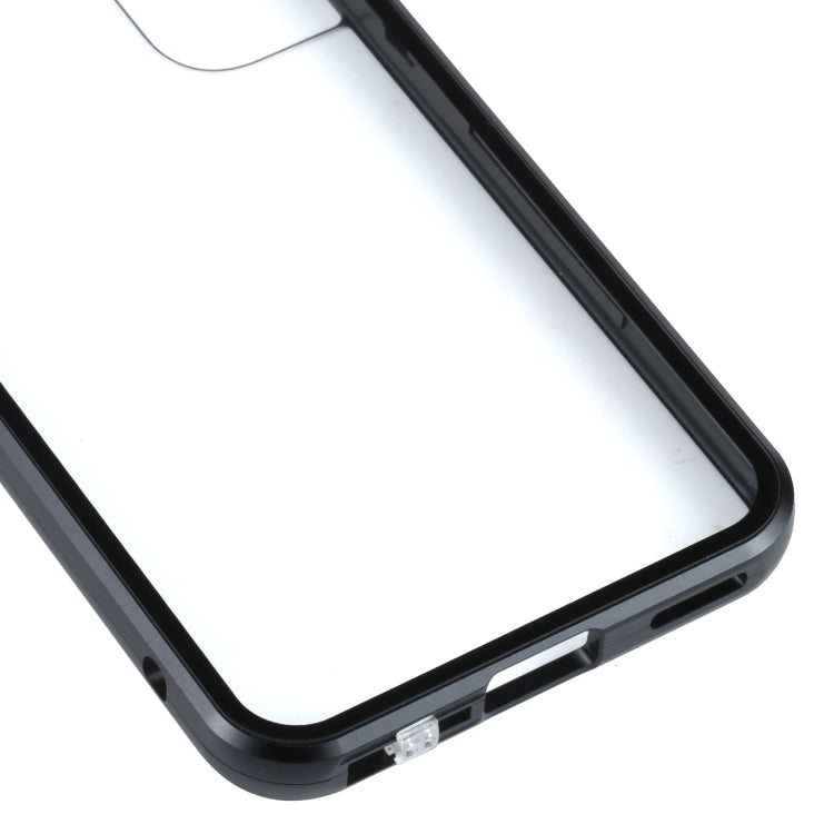 HD Magnetic Metal Tempered Glass Phone Case, For Samsung Galaxy S22 5G