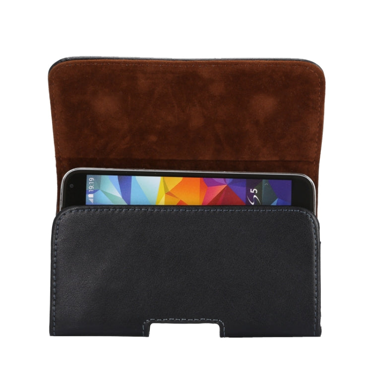 Genuine Leather 100 Textures Waist Hanging Phone Case, For 6.7-6.9 inch Phone