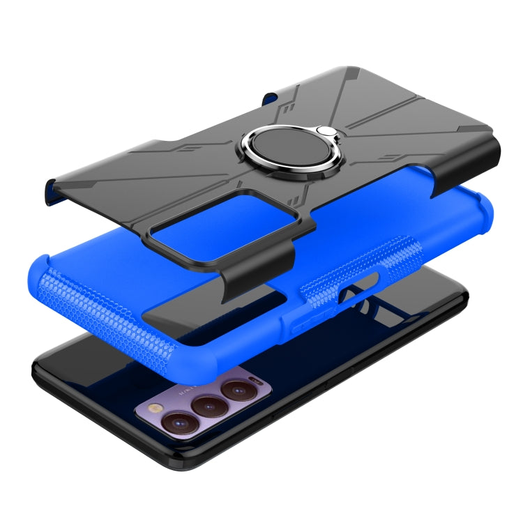 Armor Bear Shockproof PC + TPU Phone Case with Ring Holder, For Infinix Note 11 Pro, For Tecno Camon 18, For Motorola Moto G Power 2022
