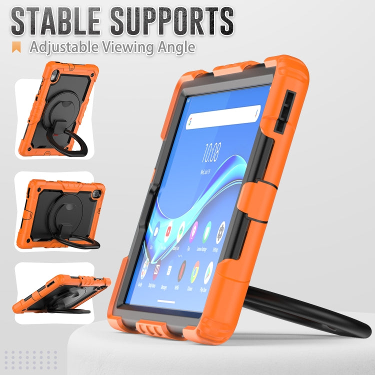 Silicone + PC Holder Tablet Case, For Lenovo M10 Plus X606F