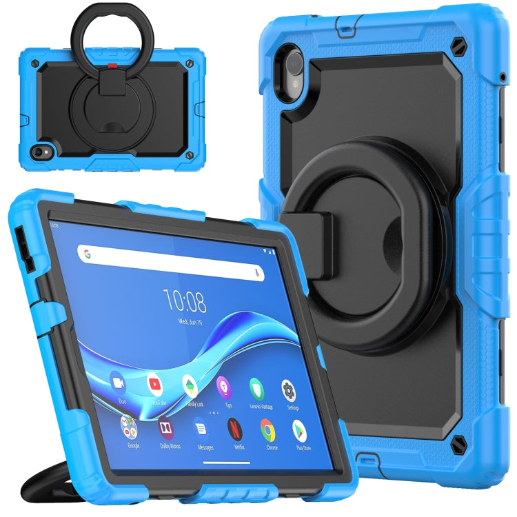 Silicone + PC Holder Tablet Case, For Lenovo M10 Plus X606F