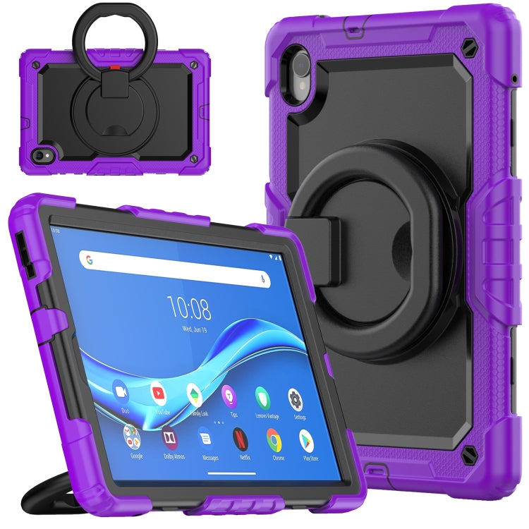 Silicone + PC Holder Tablet Case, For Lenovo M10 Plus X606F