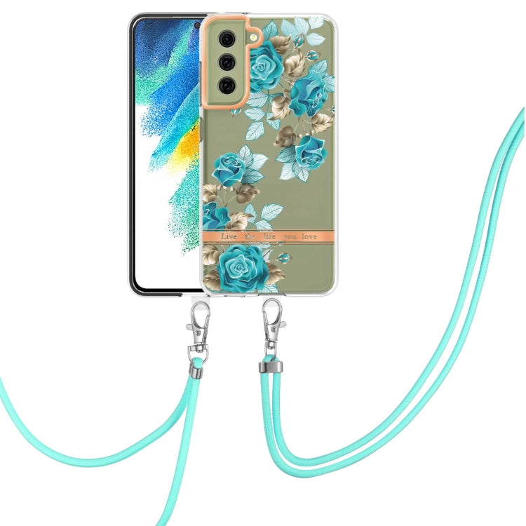 Flowers Series TPU Phone Case with Lanyard, For Samsung Galaxy S22 5G, For Samsung Galaxy S22+ 5G, For Samsung Galaxy S22 Ultra 5G, For Samsung Galaxy S21 5G, For Samsung Galaxy S21+ 5G, For Samsung Galaxy S21 Ultra 5G, For Samsung Galaxy S21 FE 5G    ...