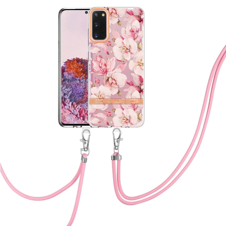 Flowers Series TPU Phone Case with Lanyard, For Samsung Galaxy S22 5G, For Samsung Galaxy S22+ 5G, For Samsung Galaxy S22 Ultra 5G, For Samsung Galaxy S21 5G, For Samsung Galaxy S21+ 5G, For Samsung Galaxy S21 Ultra 5G, For Samsung Galaxy S21 FE 5G    ...