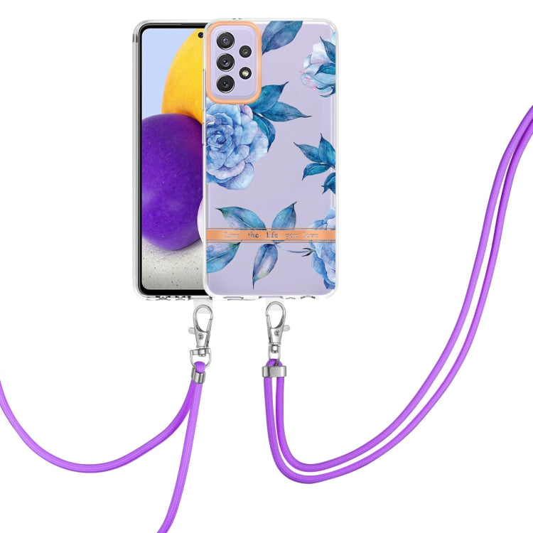 Flowers Series TPU Phone Case with Lanyard, For Samsung Galaxy A22 4G, For Samsung Galaxy A22 5G, For Samsung Galaxy A32 4G, For Samsung Galaxy A32 5G, For Samsung Galaxy A33 5G, For Samsung Galaxy A52 5G / 4G, For Samsung Galaxy A53 5G                ...