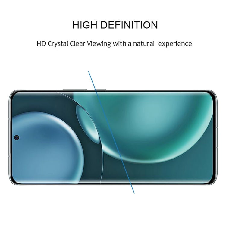 Edge Glue 3D Curved Edge Full Screen Tempered Glass Film, For Honor Magic4 (1 PC), For Honor Magic4 Pro (1 PC)