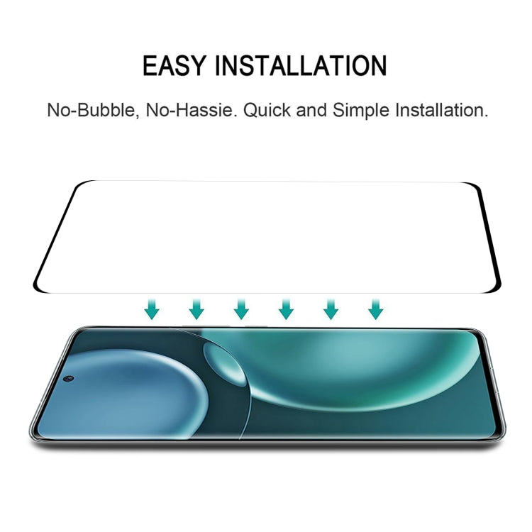 Edge Glue 3D Curved Edge Full Screen Tempered Glass Film, For Honor Magic4 (1 PC), For Honor Magic4 Pro (1 PC)