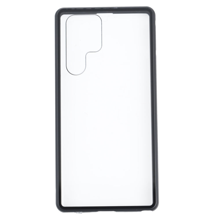 HD Magnetic Metal Tempered Glass Phone Case, For Samsung Galaxy S22 Ultra 5G
