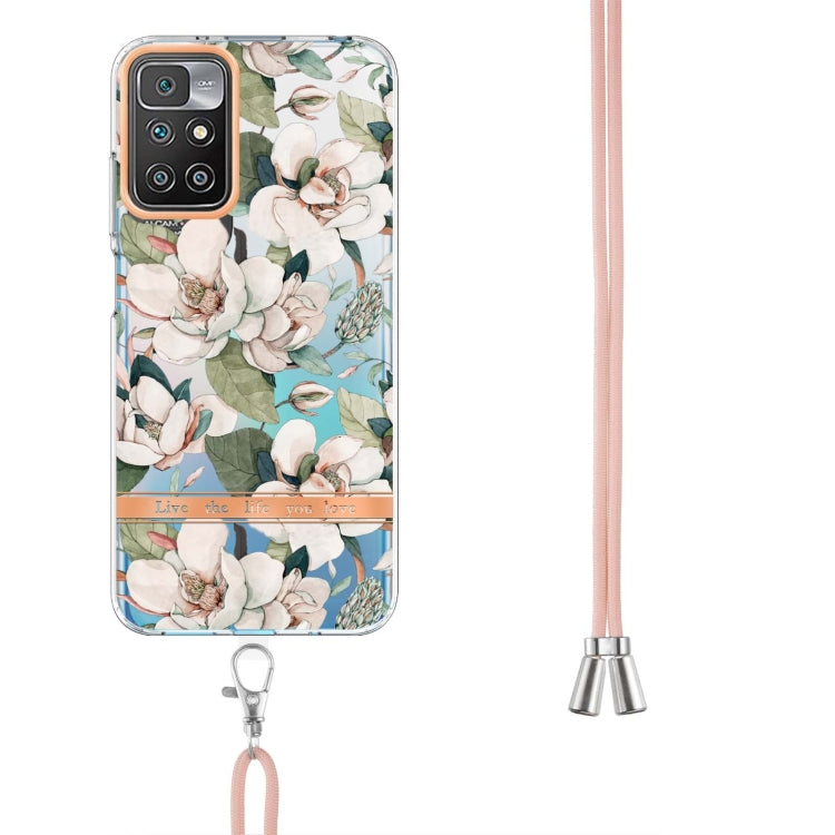Flowers Series TPU Phone Case with Lanyard, For Xiaomi Redmi 10, For Xiaomi Redmi Note 10 Pro Max / Note 10 Pro, For Xiaomi Redmi Note 10s / Note 10 4G, For Xiaomi Redmi Note 11 5G / Poco M4 Pro 5G, For Xiaomi Redmi Note 11 Pro / Redmi Note 11 Pro+    ...
