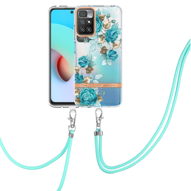 Flowers Series TPU Phone Case with Lanyard, For Xiaomi Redmi 10, For Xiaomi Redmi Note 10 Pro Max / Note 10 Pro, For Xiaomi Redmi Note 10s / Note 10 4G, For Xiaomi Redmi Note 11 5G / Poco M4 Pro 5G, For Xiaomi Redmi Note 11 Pro / Redmi Note 11 Pro+    ...