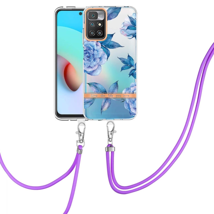 Flowers Series TPU Phone Case with Lanyard, For Xiaomi Redmi 10, For Xiaomi Redmi Note 10 Pro Max / Note 10 Pro, For Xiaomi Redmi Note 10s / Note 10 4G, For Xiaomi Redmi Note 11 5G / Poco M4 Pro 5G, For Xiaomi Redmi Note 11 Pro / Redmi Note 11 Pro+    ...