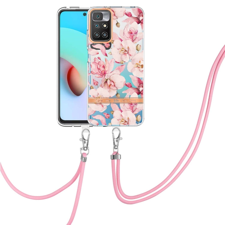 Flowers Series TPU Phone Case with Lanyard, For Xiaomi Redmi 10, For Xiaomi Redmi Note 10 Pro Max / Note 10 Pro, For Xiaomi Redmi Note 10s / Note 10 4G, For Xiaomi Redmi Note 11 5G / Poco M4 Pro 5G, For Xiaomi Redmi Note 11 Pro / Redmi Note 11 Pro+    ...
