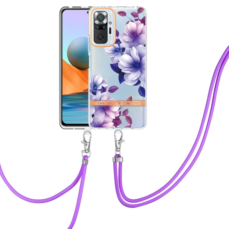 Flowers Series TPU Phone Case with Lanyard, For Xiaomi Redmi 10, For Xiaomi Redmi Note 10 Pro Max / Note 10 Pro, For Xiaomi Redmi Note 10s / Note 10 4G, For Xiaomi Redmi Note 11 5G / Poco M4 Pro 5G, For Xiaomi Redmi Note 11 Pro / Redmi Note 11 Pro+    ...