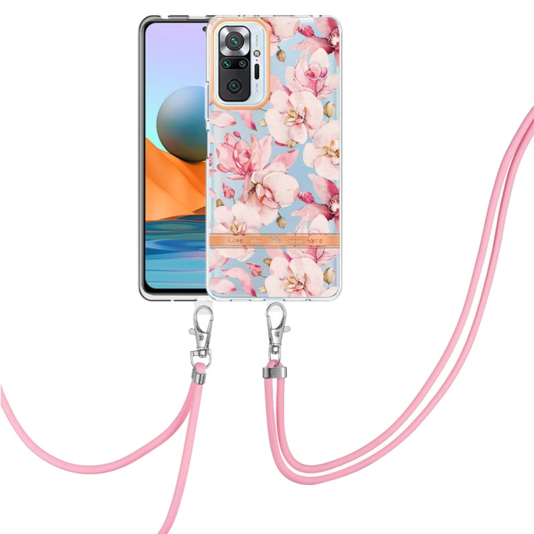 Flowers Series TPU Phone Case with Lanyard, For Xiaomi Redmi 10, For Xiaomi Redmi Note 10 Pro Max / Note 10 Pro, For Xiaomi Redmi Note 10s / Note 10 4G, For Xiaomi Redmi Note 11 5G / Poco M4 Pro 5G, For Xiaomi Redmi Note 11 Pro / Redmi Note 11 Pro+    ...