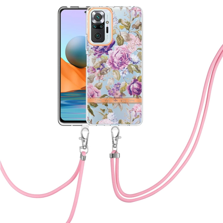 Flowers Series TPU Phone Case with Lanyard, For Xiaomi Redmi 10, For Xiaomi Redmi Note 10 Pro Max / Note 10 Pro, For Xiaomi Redmi Note 10s / Note 10 4G, For Xiaomi Redmi Note 11 5G / Poco M4 Pro 5G, For Xiaomi Redmi Note 11 Pro / Redmi Note 11 Pro+    ...
