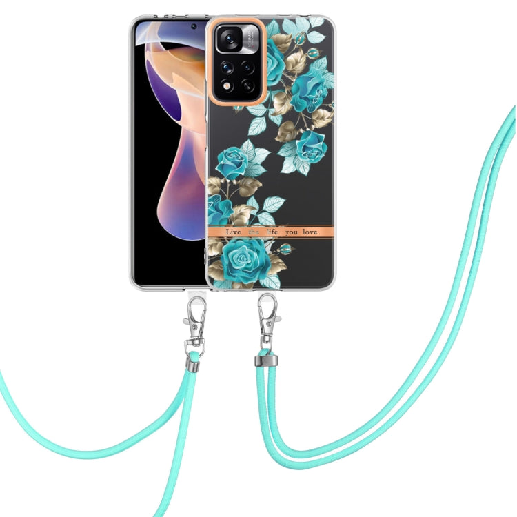 Flowers Series TPU Phone Case with Lanyard, For Xiaomi Redmi 10, For Xiaomi Redmi Note 10 Pro Max / Note 10 Pro, For Xiaomi Redmi Note 10s / Note 10 4G, For Xiaomi Redmi Note 11 5G / Poco M4 Pro 5G, For Xiaomi Redmi Note 11 Pro / Redmi Note 11 Pro+    ...