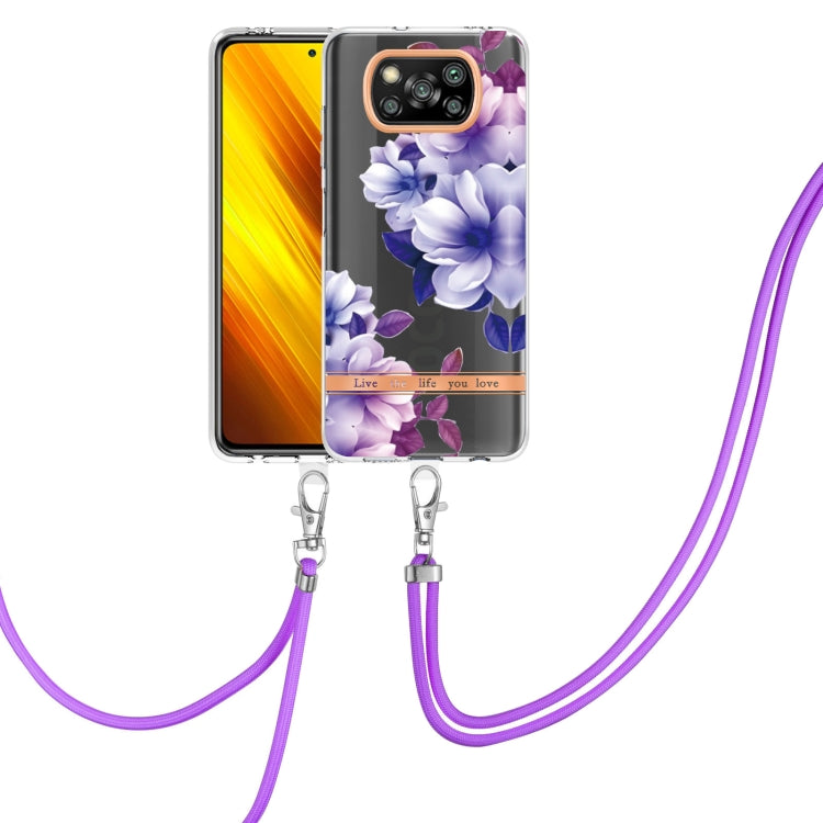 Flowers Series TPU Phone Case with Lanyard, For Xiaomi Redmi 10, For Xiaomi Redmi Note 10 Pro Max / Note 10 Pro, For Xiaomi Redmi Note 10s / Note 10 4G, For Xiaomi Redmi Note 11 5G / Poco M4 Pro 5G, For Xiaomi Redmi Note 11 Pro / Redmi Note 11 Pro+    ...