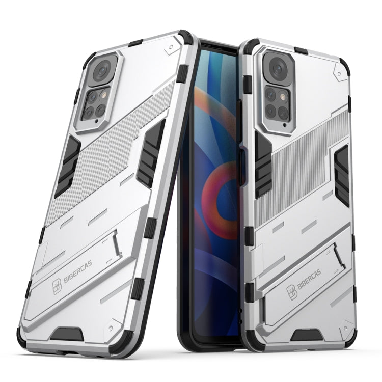 Punk Armor 2 in 1 PC + TPU Shockproof Phone Case with Invisible Holder, For Xiaomi Redmi Note 11 / Note 11S Global