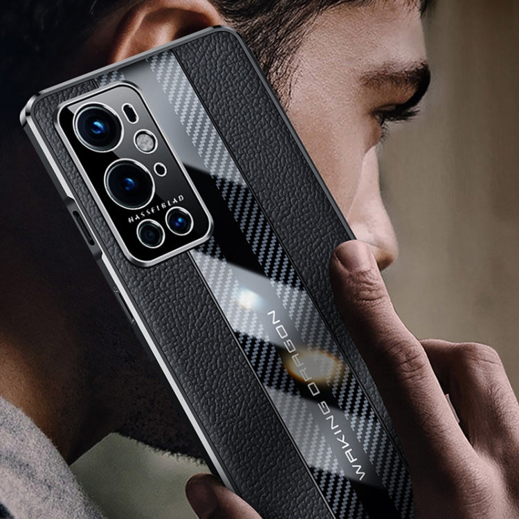 Racing Car Design Leather Electroplating Process Anti-fingerprint Protective Phone Case, For OnePlus 9, For OnePlus 9 Pro, For OnePlus 9R, For OnePlus 9RT 5G