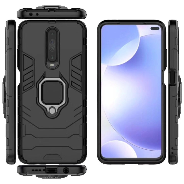 PC + TPU Shockproof Protective Case with Magnetic Ring Holder, For Xiaomi Redmi K30, For Galaxy A51