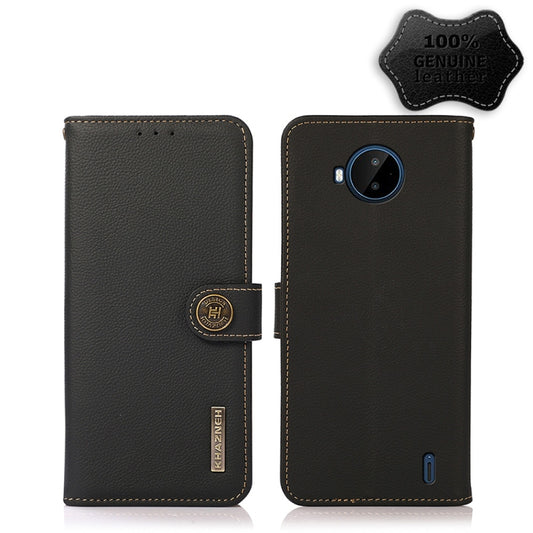 KHAZNEH Custer Genuine Leather RFID Phone Case, For Nokia C20 Plus, For OPPO Reno7 5G / Find X5 Lite, For Xiaomi Redmi Note 11 Pro 5G / 4G