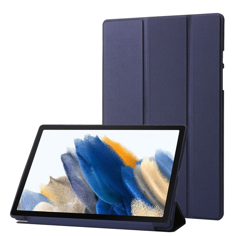 TPU Three-fold Horizontal Flip Leather Case, For Samsung Galaxy Tab A8 10.5 2021