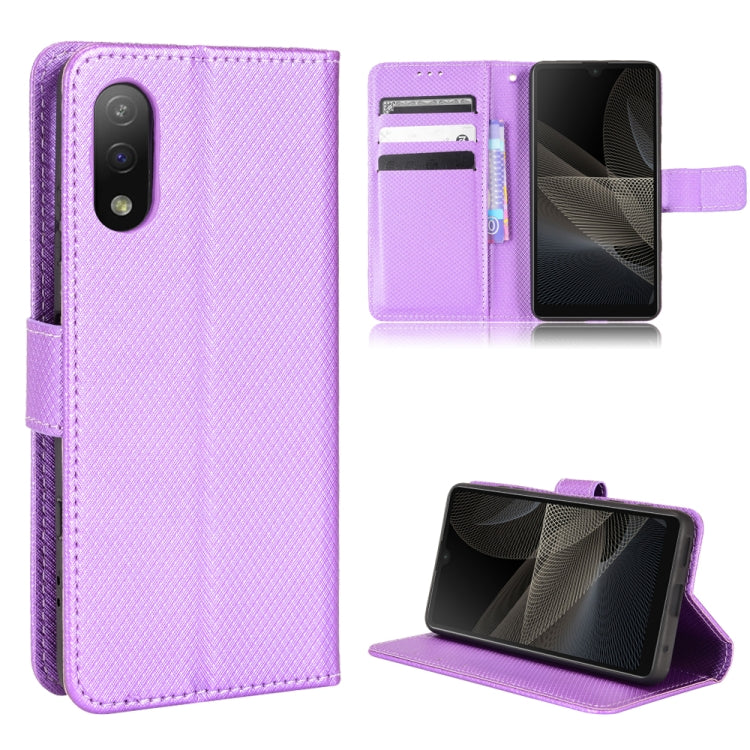 Diamond Texture Leather Phone Case, For Oukitel C22, For Sony Xperia ACE  II / SO-41B, For Sony Xperia Pro-1, For OnePlus 8, For OnePlus Nord N100, For ZTE Axon 30 Ultra 5G, For ZTE Nubia Red Magic 6R