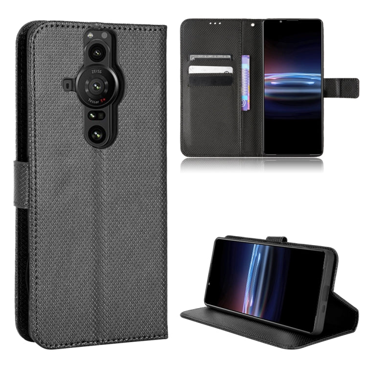 Diamond Texture Leather Phone Case, For Oukitel C22, For Sony Xperia ACE  II / SO-41B, For Sony Xperia Pro-1, For OnePlus 8, For OnePlus Nord N100, For ZTE Axon 30 Ultra 5G, For ZTE Nubia Red Magic 6R