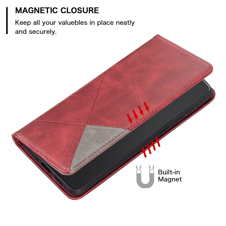 Prismatic Invisible Magnetic Leather Phone Case, For Motorola Moto G31 / G41  Side Fingerprint Version, For OPPO A36 / Realme 9i, For OPPO Realme 9 Pro+, For Xiaomi Redmi Note 11 International Version, For Samsung Galaxy A23 5G, For ZTE Blade A51      ...