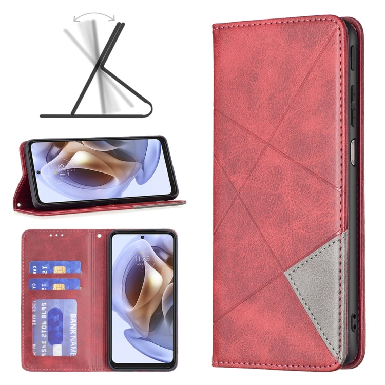 Prismatic Invisible Magnetic Leather Phone Case, For Motorola Moto G31 / G41  Side Fingerprint Version, For OPPO A36 / Realme 9i, For OPPO Realme 9 Pro+, For Xiaomi Redmi Note 11 International Version, For Samsung Galaxy A23 5G, For ZTE Blade A51      ...