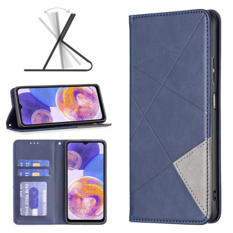 Prismatic Invisible Magnetic Leather Phone Case, For Motorola Moto G31 / G41  Side Fingerprint Version, For OPPO A36 / Realme 9i, For OPPO Realme 9 Pro+, For Xiaomi Redmi Note 11 International Version, For Samsung Galaxy A23 5G, For ZTE Blade A51      ...