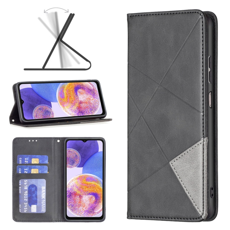 Prismatic Invisible Magnetic Leather Phone Case, For Motorola Moto G31 / G41  Side Fingerprint Version, For OPPO A36 / Realme 9i, For OPPO Realme 9 Pro+, For Xiaomi Redmi Note 11 International Version, For Samsung Galaxy A23 5G, For ZTE Blade A51      ...