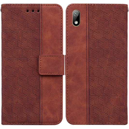 Geometric Embossed Leather Phone Case, For Huawei Y5 2019 / Honor 8S, For Huawei P smart 2019/Honor 10 Lite, For Huawei P smart+ 2019/Enjoy 9s, For Huawei P smart Z/Y9 Prime 2019, For Huawei P30 Pro, For Huawei P40 Pro, For Huawei Y6 2019              ...