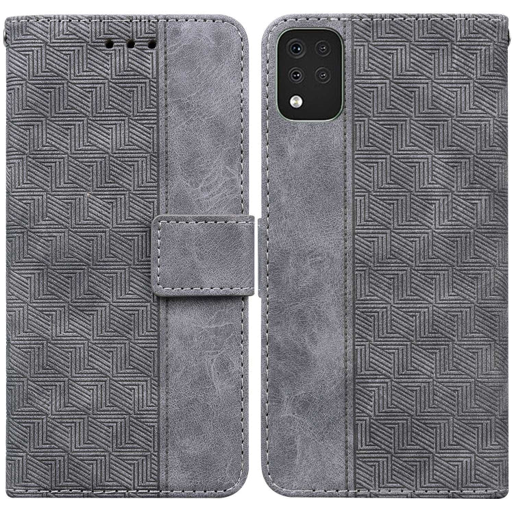 Geometric Embossed Leather Phone Case, For LG K41S / K51S, For LG K61, For LG K42, For LG K50 / Q60, For LG K52 / K62 / Q52, For LG Stylo 6 / K71, For LG Velvet / G9 5G / 4G, For Tecno Camon 12 / Spark 4