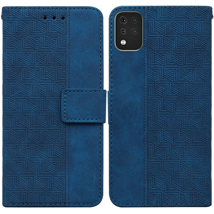 Geometric Embossed Leather Phone Case, For LG K41S / K51S, For LG K61, For LG K42, For LG K50 / Q60, For LG K52 / K62 / Q52, For LG Stylo 6 / K71, For LG Velvet / G9 5G / 4G, For Tecno Camon 12 / Spark 4