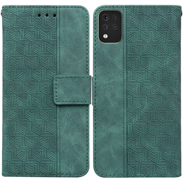 Geometric Embossed Leather Phone Case, For LG K41S / K51S, For LG K61, For LG K42, For LG K50 / Q60, For LG K52 / K62 / Q52, For LG Stylo 6 / K71, For LG Velvet / G9 5G / 4G, For Tecno Camon 12 / Spark 4