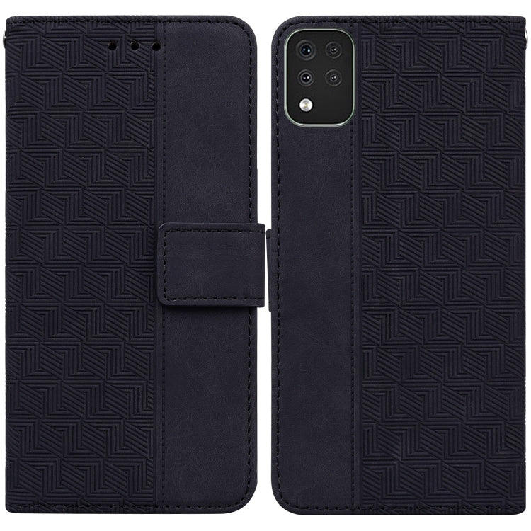 Geometric Embossed Leather Phone Case, For LG K41S / K51S, For LG K61, For LG K42, For LG K50 / Q60, For LG K52 / K62 / Q52, For LG Stylo 6 / K71, For LG Velvet / G9 5G / 4G, For Tecno Camon 12 / Spark 4