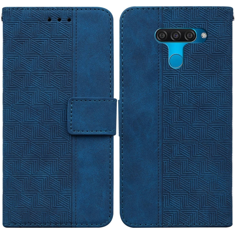 Geometric Embossed Leather Phone Case, For LG K41S / K51S, For LG K61, For LG K42, For LG K50 / Q60, For LG K52 / K62 / Q52, For LG Stylo 6 / K71, For LG Velvet / G9 5G / 4G, For Tecno Camon 12 / Spark 4