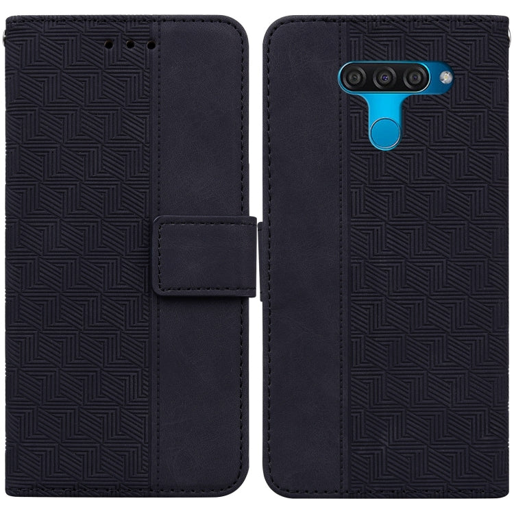 Geometric Embossed Leather Phone Case, For LG K41S / K51S, For LG K61, For LG K42, For LG K50 / Q60, For LG K52 / K62 / Q52, For LG Stylo 6 / K71, For LG Velvet / G9 5G / 4G, For Tecno Camon 12 / Spark 4