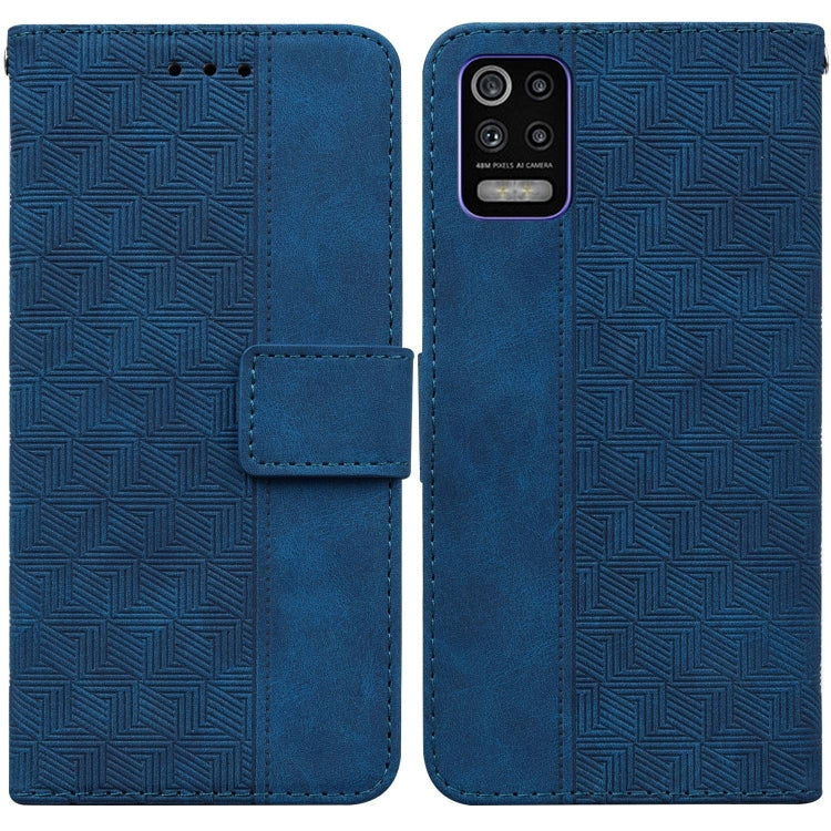 Geometric Embossed Leather Phone Case, For LG K41S / K51S, For LG K61, For LG K42, For LG K50 / Q60, For LG K52 / K62 / Q52, For LG Stylo 6 / K71, For LG Velvet / G9 5G / 4G, For Tecno Camon 12 / Spark 4