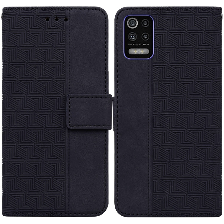 Geometric Embossed Leather Phone Case, For LG K41S / K51S, For LG K61, For LG K42, For LG K50 / Q60, For LG K52 / K62 / Q52, For LG Stylo 6 / K71, For LG Velvet / G9 5G / 4G, For Tecno Camon 12 / Spark 4