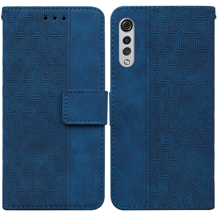 Geometric Embossed Leather Phone Case, For LG K41S / K51S, For LG K61, For LG K42, For LG K50 / Q60, For LG K52 / K62 / Q52, For LG Stylo 6 / K71, For LG Velvet / G9 5G / 4G, For Tecno Camon 12 / Spark 4