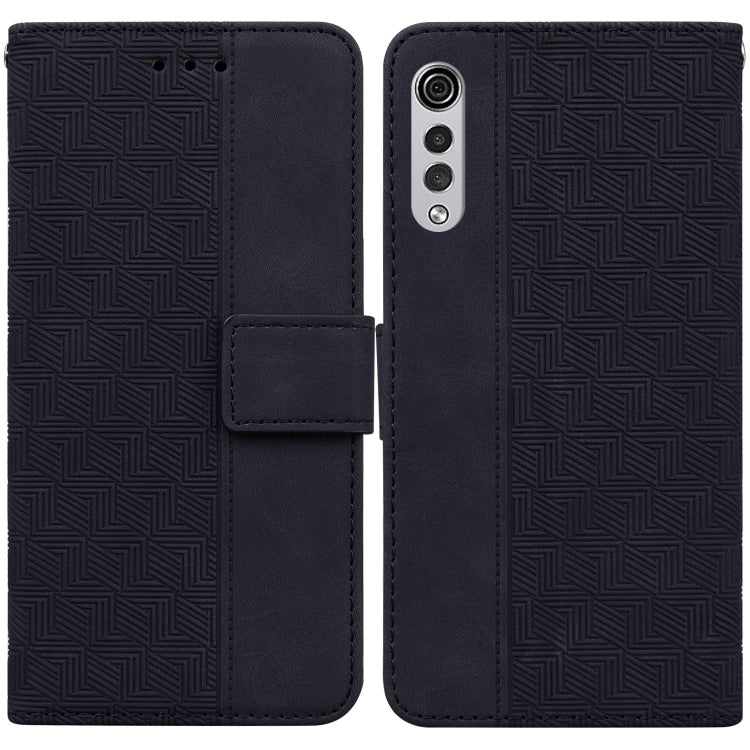 Geometric Embossed Leather Phone Case, For LG K41S / K51S, For LG K61, For LG K42, For LG K50 / Q60, For LG K52 / K62 / Q52, For LG Stylo 6 / K71, For LG Velvet / G9 5G / 4G, For Tecno Camon 12 / Spark 4