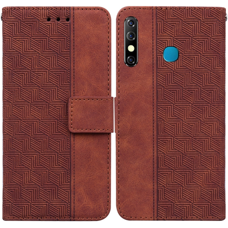 Geometric Embossed Leather Phone Case, For LG K41S / K51S, For LG K61, For LG K42, For LG K50 / Q60, For LG K52 / K62 / Q52, For LG Stylo 6 / K71, For LG Velvet / G9 5G / 4G, For Tecno Camon 12 / Spark 4