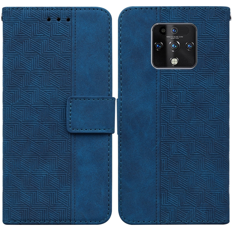 Geometric Embossed Leather Phone Case, For Tecno Camon 15, For Tecno Camon 16, For Tecno Camon 16 Premier, For Tecno Camon 17, For Tecno Camon 17 Pro, For Tecno Camon 17P, For Tecno Pop 4, For Tecno Spark 6