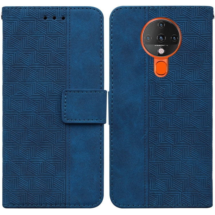 Geometric Embossed Leather Phone Case, For Tecno Camon 15, For Tecno Camon 16, For Tecno Camon 16 Premier, For Tecno Camon 17, For Tecno Camon 17 Pro, For Tecno Camon 17P, For Tecno Pop 4, For Tecno Spark 6