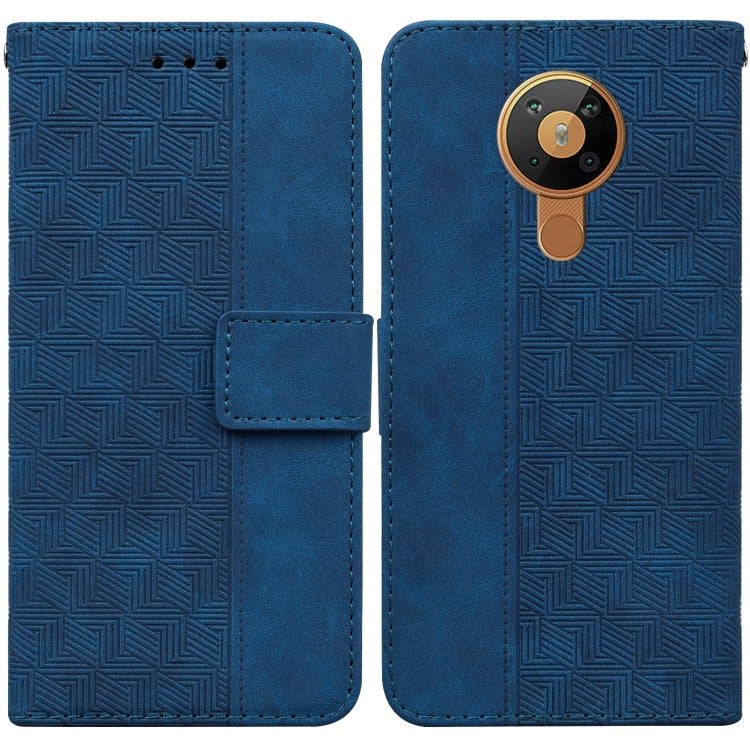 Geometric Embossed Leather Phone Case, For Nokia 1.3, For Nokia 5.3, For Nokia 5.4, For Nokia C20 / C10, For Nokia G300, For Nokia XR20, For Nokia 1.4, For Nokia 2.4