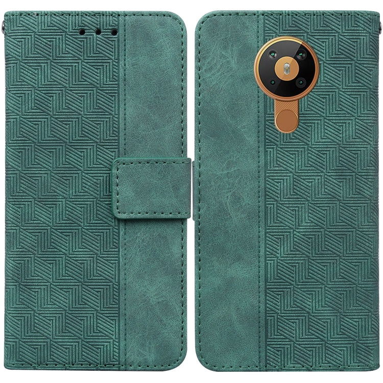 Geometric Embossed Leather Phone Case, For Nokia 1.3, For Nokia 5.3, For Nokia 5.4, For Nokia C20 / C10, For Nokia G300, For Nokia XR20, For Nokia 1.4, For Nokia 2.4