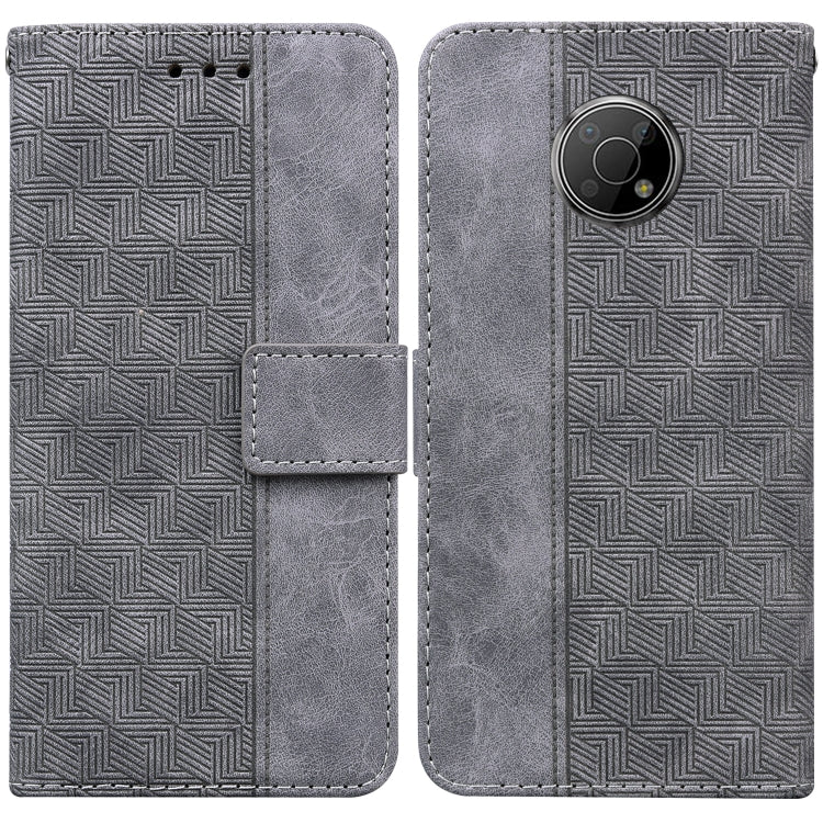 Geometric Embossed Leather Phone Case, For Nokia 1.3, For Nokia 5.3, For Nokia 5.4, For Nokia C20 / C10, For Nokia G300, For Nokia XR20, For Nokia 1.4, For Nokia 2.4