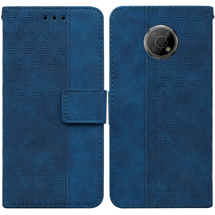 Geometric Embossed Leather Phone Case, For Nokia 1.3, For Nokia 5.3, For Nokia 5.4, For Nokia C20 / C10, For Nokia G300, For Nokia XR20, For Nokia 1.4, For Nokia 2.4